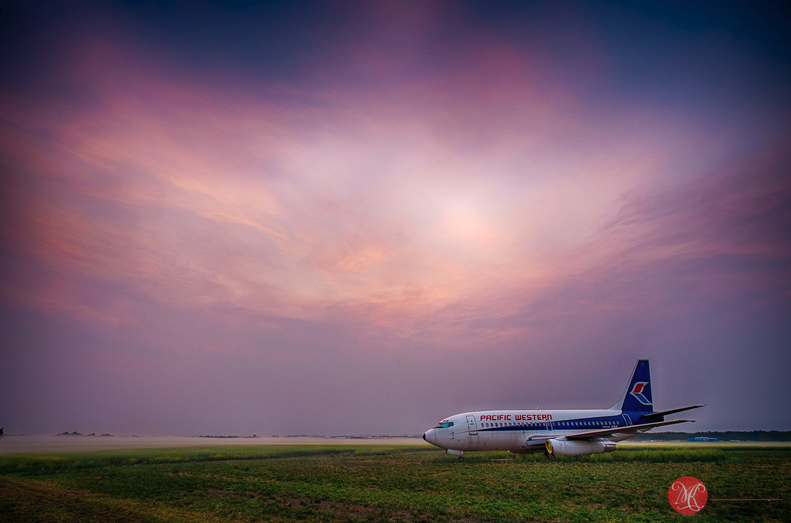 Alberta Canola Sunrise at Villeneuve Airport – Landscape photography