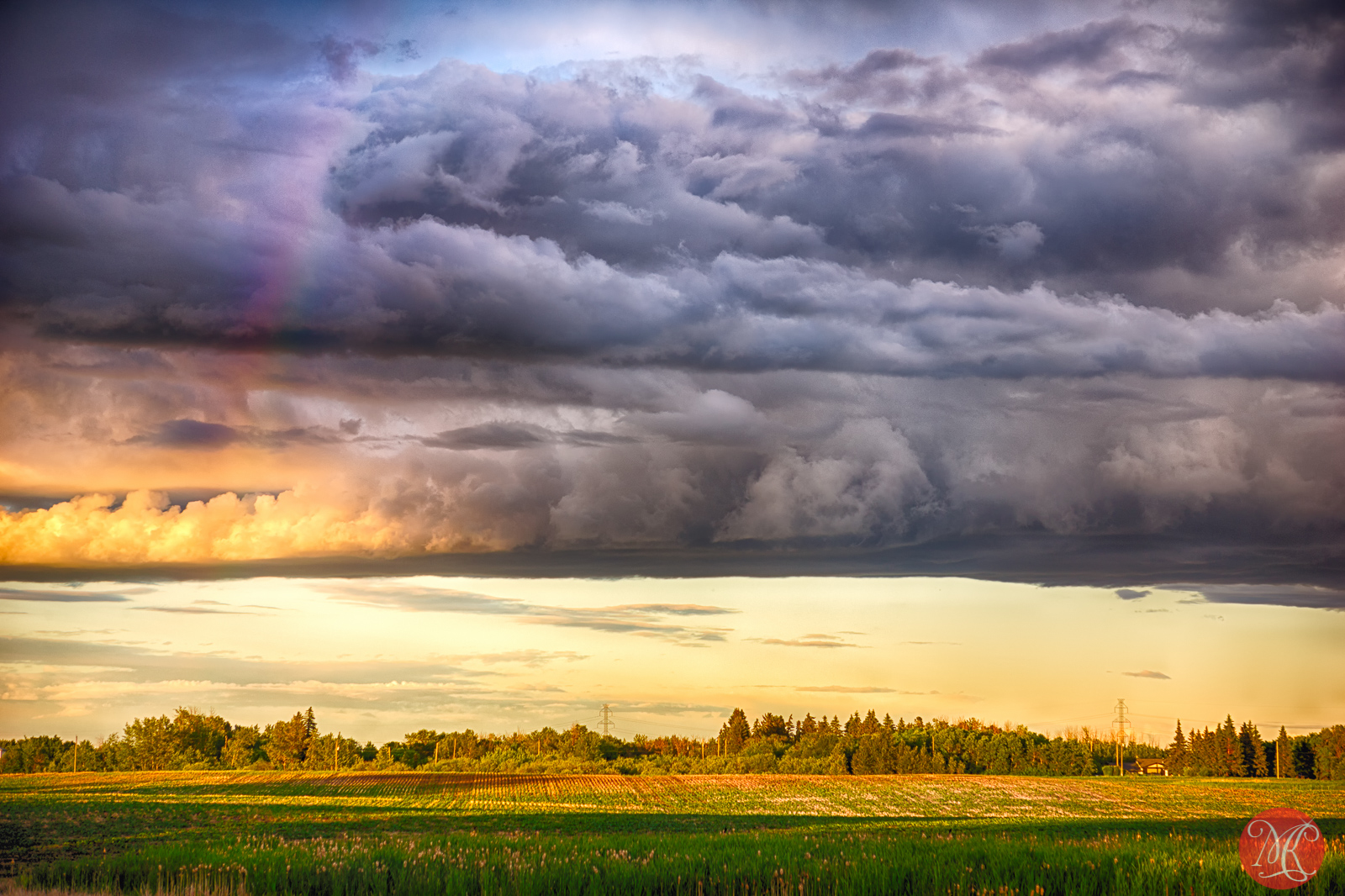 Last Sunset of Spring – Landscape With a Cloud..