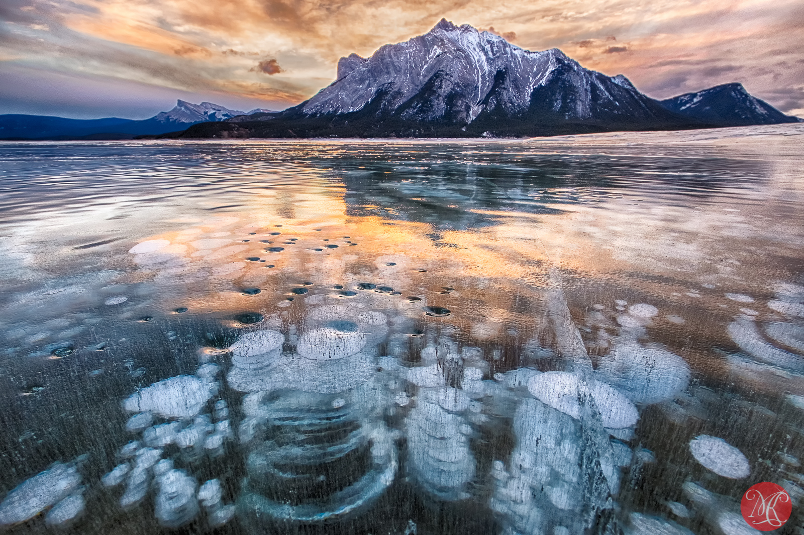 Abraham lake with Fuji and film – Alberta Landscape