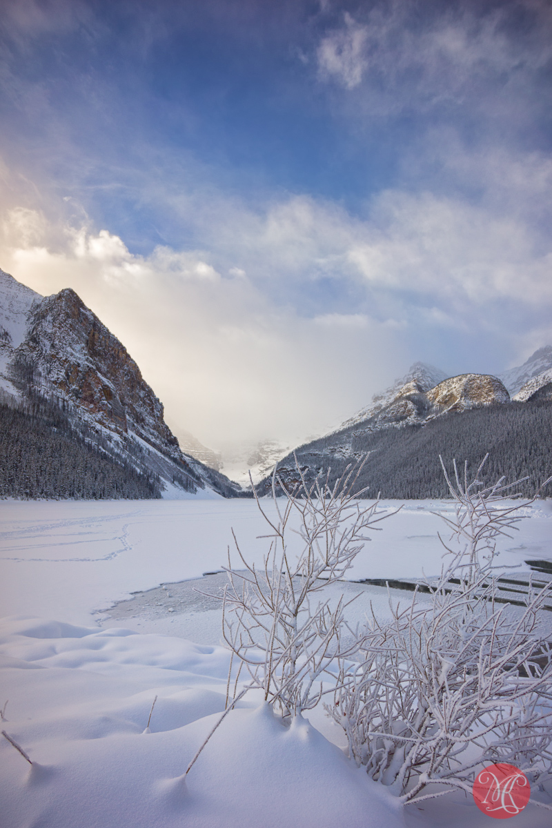 Cold day at Lake Louise.. 1