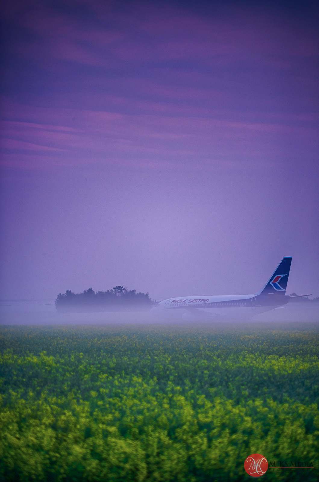 Villeneuve Airport at Sunrise