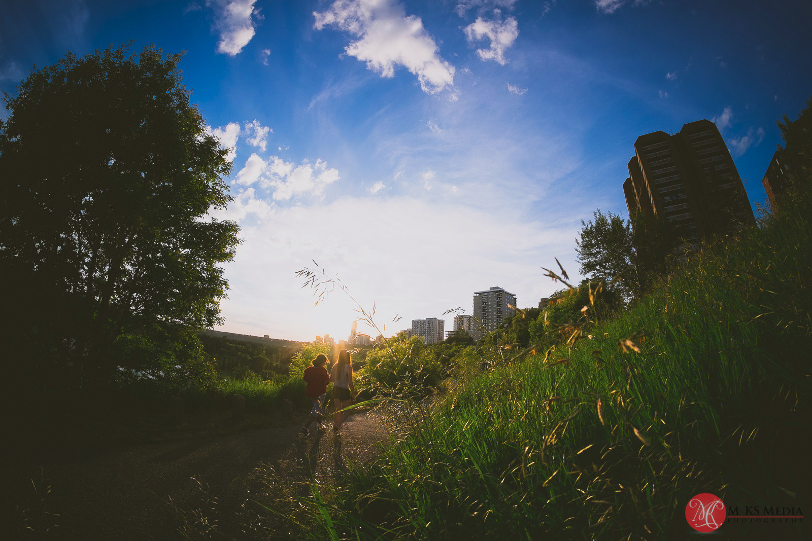 Edmonton River Valley Sunset