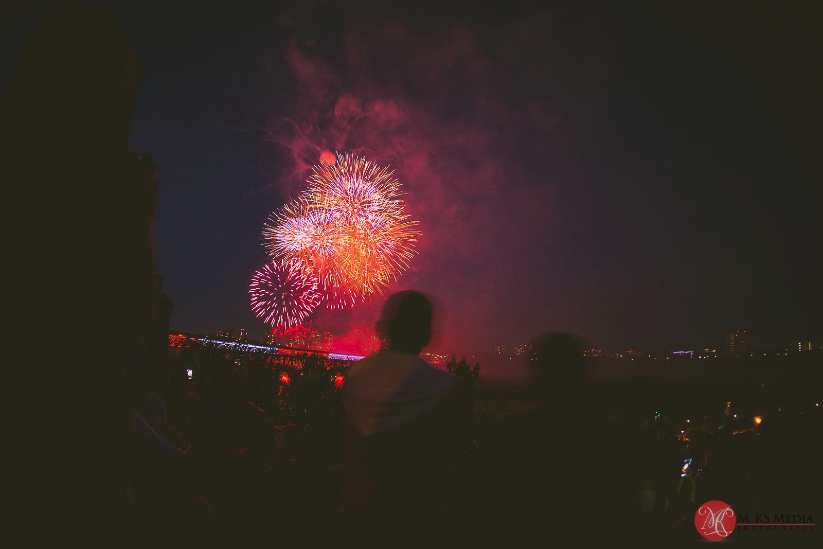 Canada Day Fireworks in Edmonton