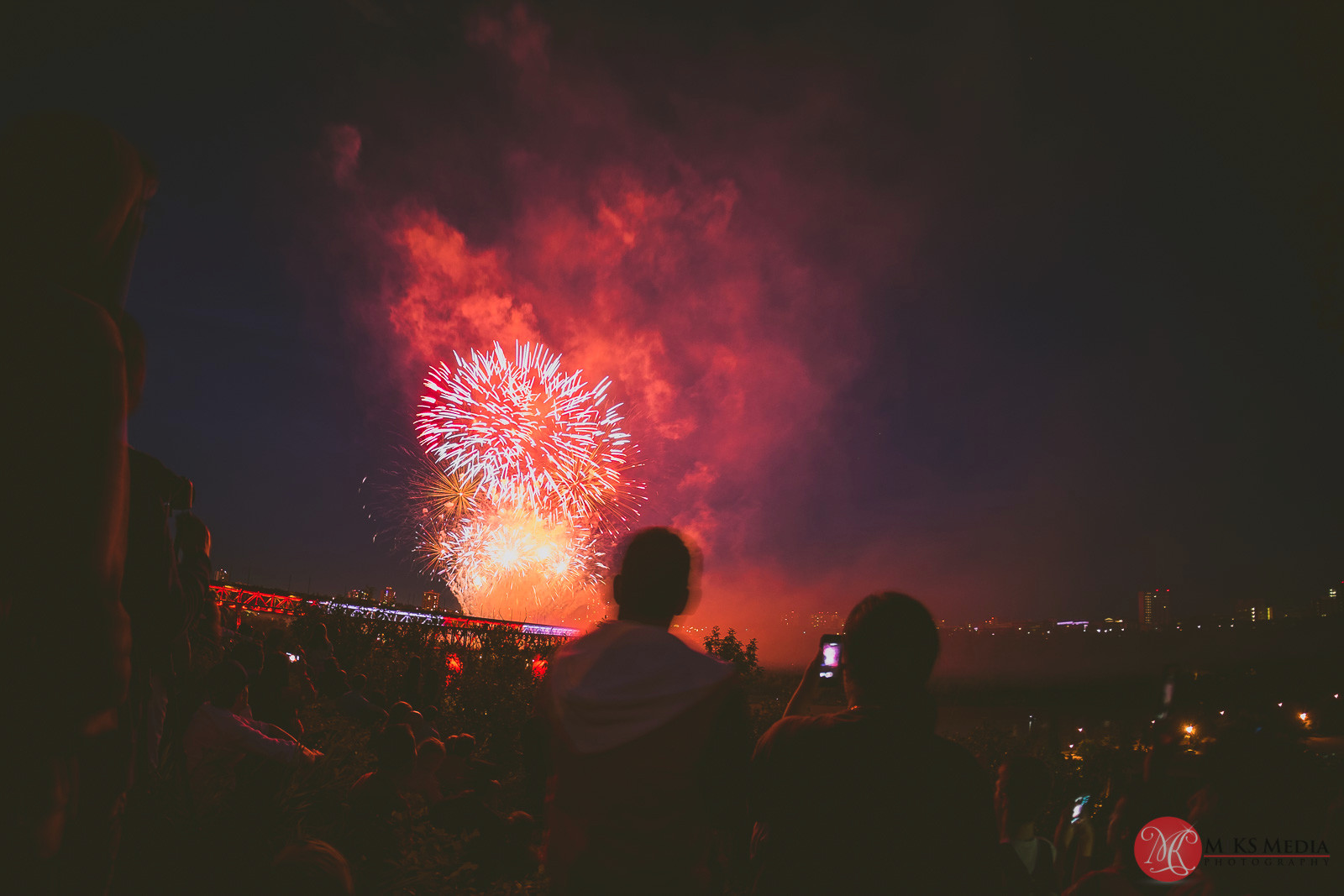 Canada Day Fireworks in Edmonton